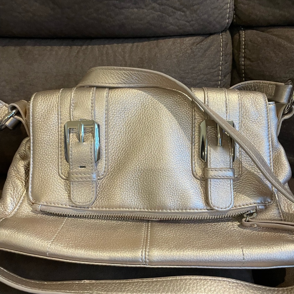 Shoulder leather bag